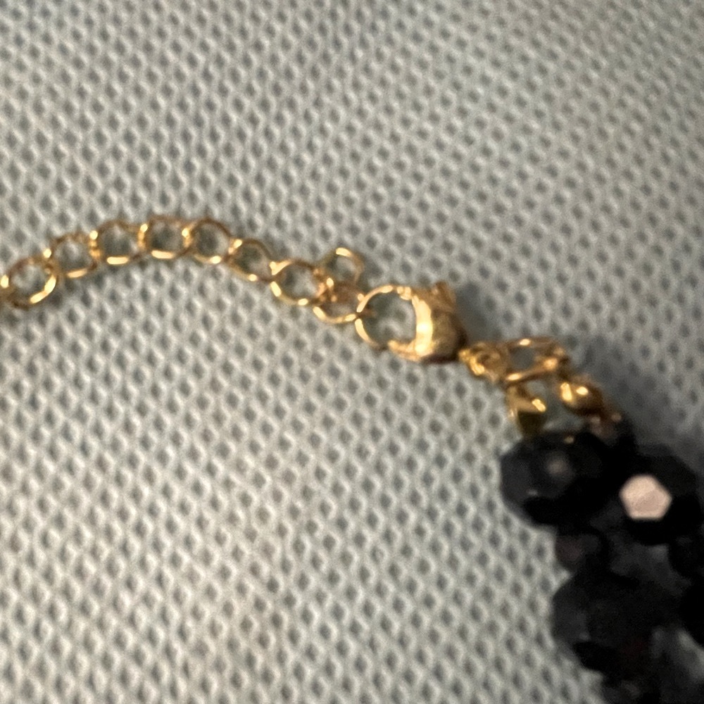Vintage Jet/Onyx  Necklace and Bracelet Set - Picture 3 of 4